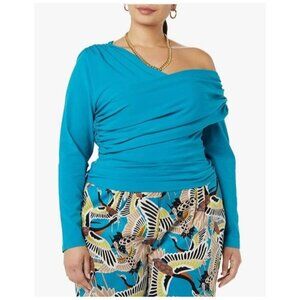 Terea Women's Mackenzie Off Shoulder Long Sleeve Top size M NWT